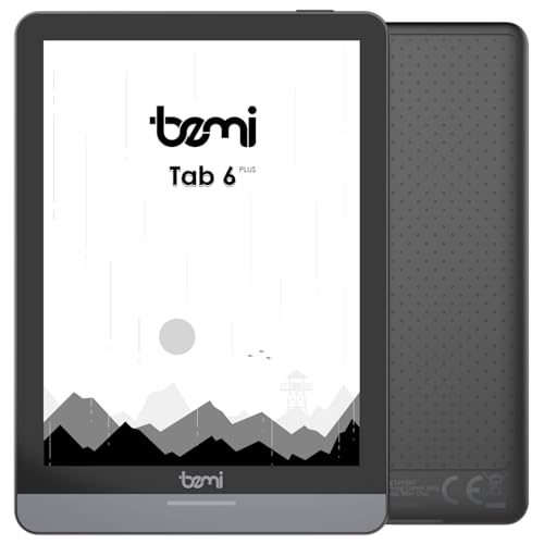 Bemi Cognita| E-Book Reader with Large E-Ink Screen 6ʺ | Glare-Free & Eye-Friendly E-Reader | Wi-Fi | Adjustable SMARTlight | Micro-SD Slot | E-Readers for Kids, Adults & Seniors