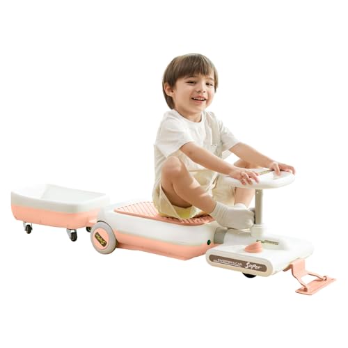 12V Electric Ride-On Car for Kids with Cleaning Fun | Go Kart | 3 in 1 Kids Electric Vehicle | Detachable Cleaner & LED Lights,Safe Toy for Ages 3-8, Indoor/Outdoor Use Safe & Educational Gift (Green)