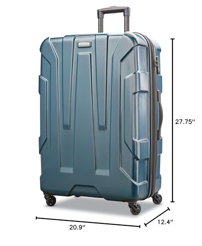 Samsonite Centric Hardside Expandable Luggage with Spinner Wheels, Blue Slate, Carry-On 20-Inch