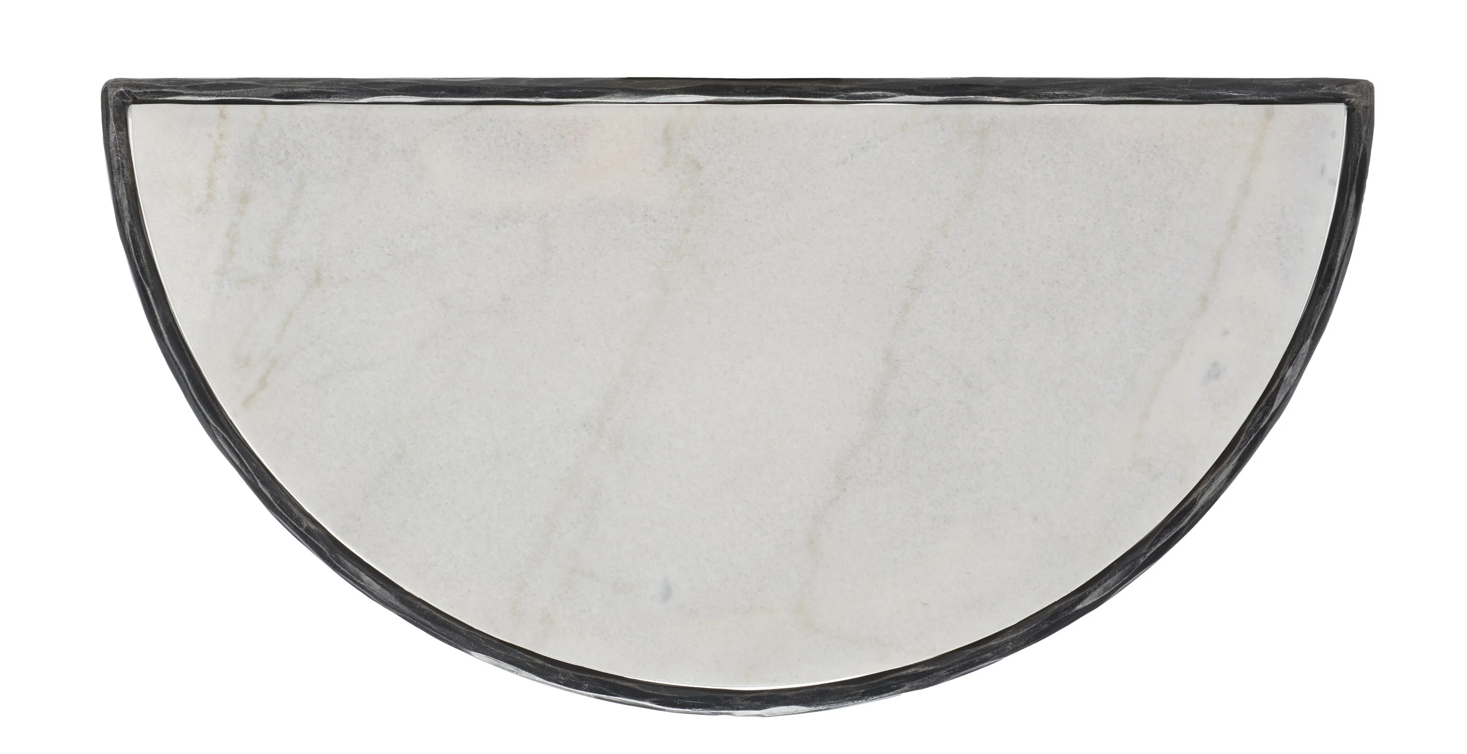 SAFAVIEH Couture Jessa Glam Metal Console Table, Black/White