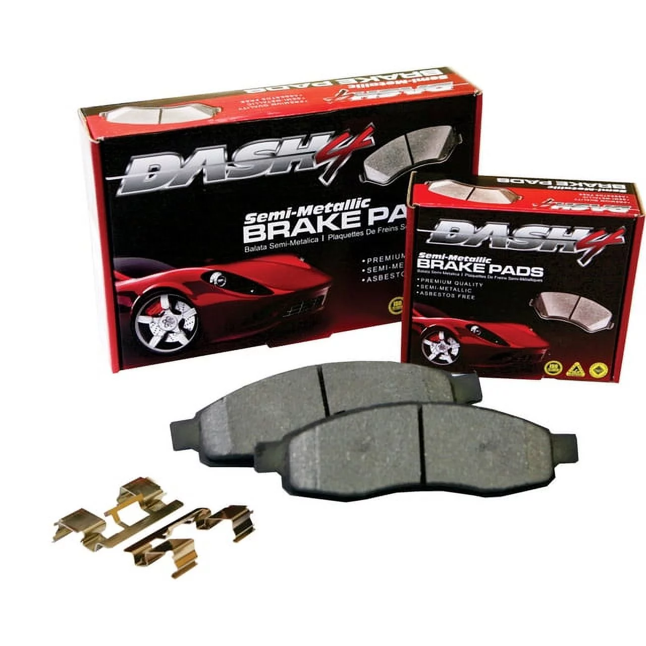 Dash4 Semi-Metallic Disc Brake Pad MD1188 Fits select: 2006-2013 SUZUKI GRAND VITARA