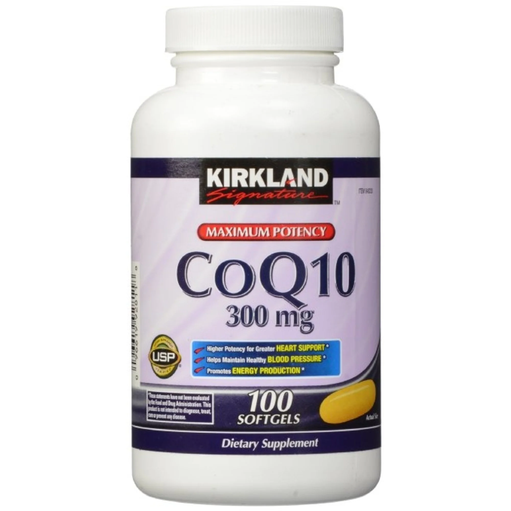 2 Pack | Kirkland Signature CoQ10 300 mg., 100 Softgels