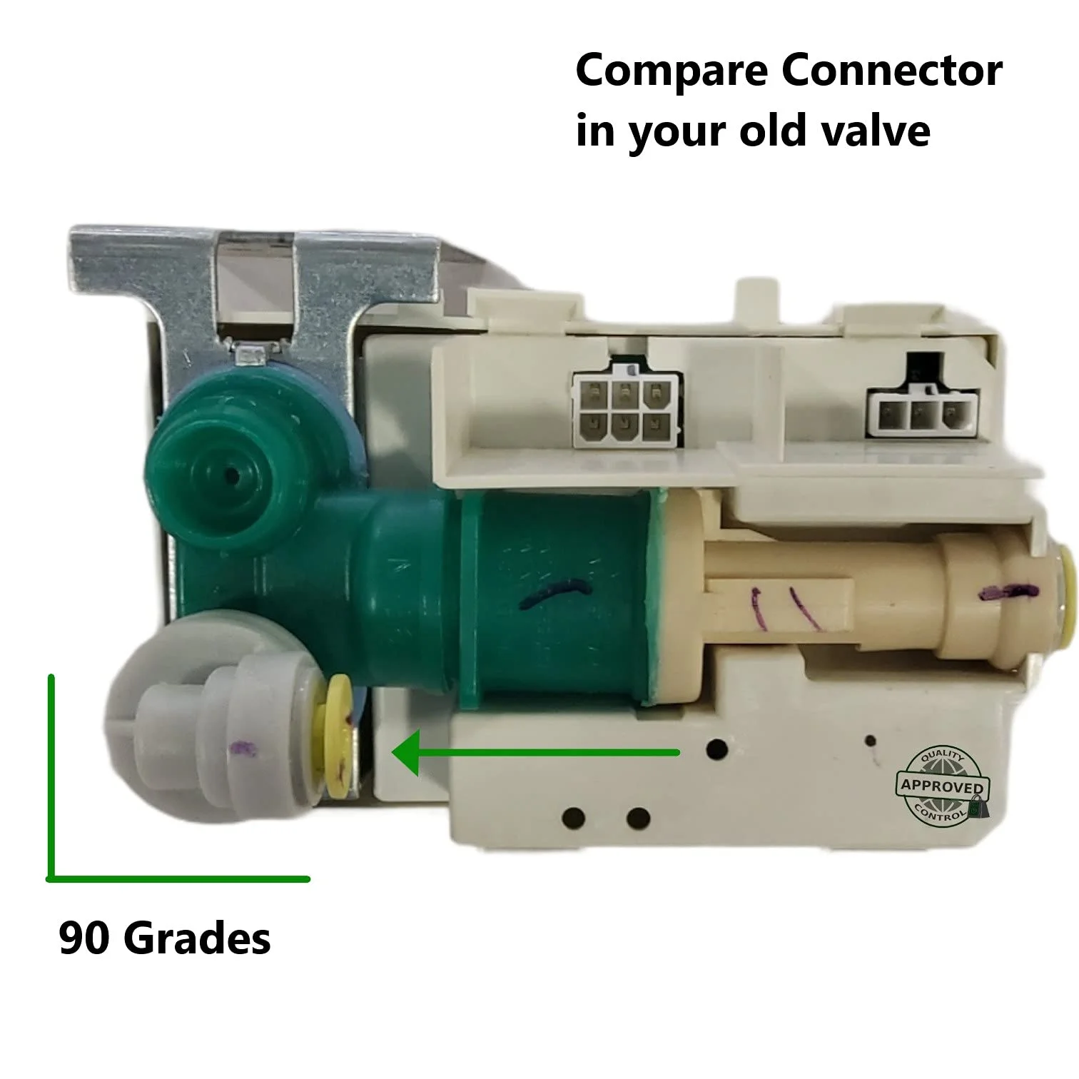 GlobPro 1469050 2313741 W10217917 Ice Maker Water Inlet Valve 5