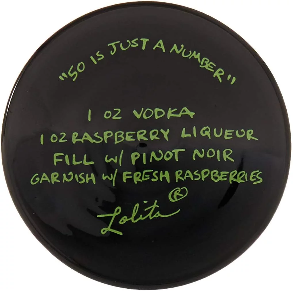 Designs By “50 Is Just A Number” Hand-Painted Artisan Wine Glass, 15 Oz.