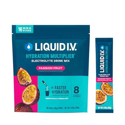 Liquid I.V.® Hydration Multiplier - Lemon Lime | Electrolyte Powder Drink Mix | 1 Pack (16 Servings)