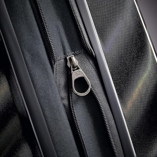 American Tourister Moonlight Hardside Expandable Luggage with Spinner Wheels, Blue Terazzo, 2-Piece Set (20/28)