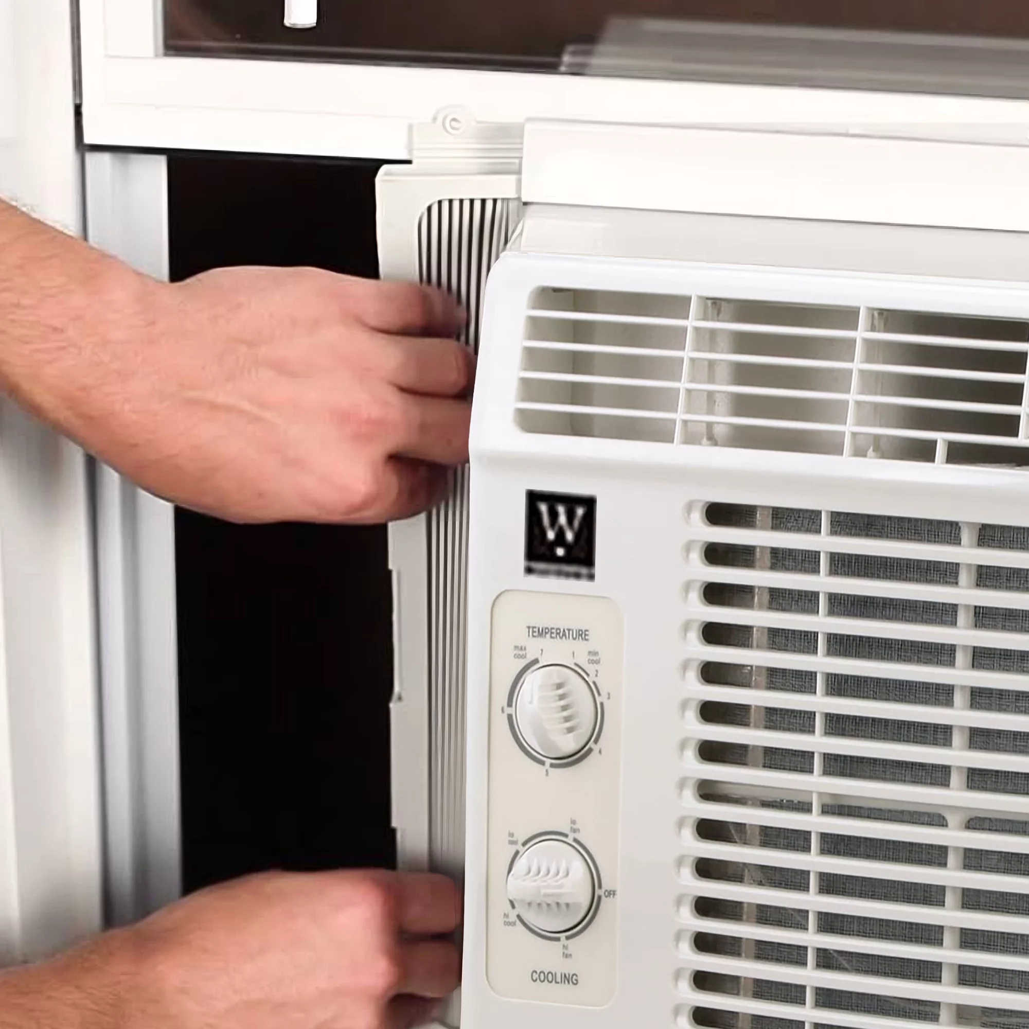 HomePointe 5,000 BTU Mechanical Window Air Conditioner w/ Dial Temp Control