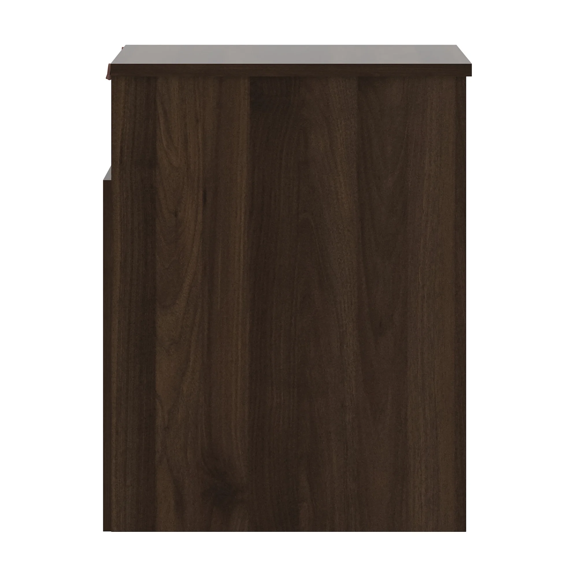 Mainstays Ardent Open Shelf Nightstand, Dark Walnut