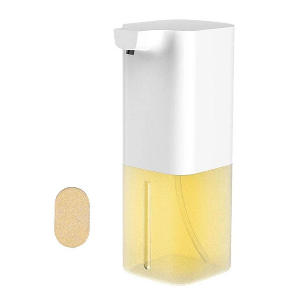 1pc Automatic Soap Dispenser Infrared Sensor Foaming Hand Sanitizer with Tablet Usb Rechargeable Automatic Hand Sanitizer Yellow