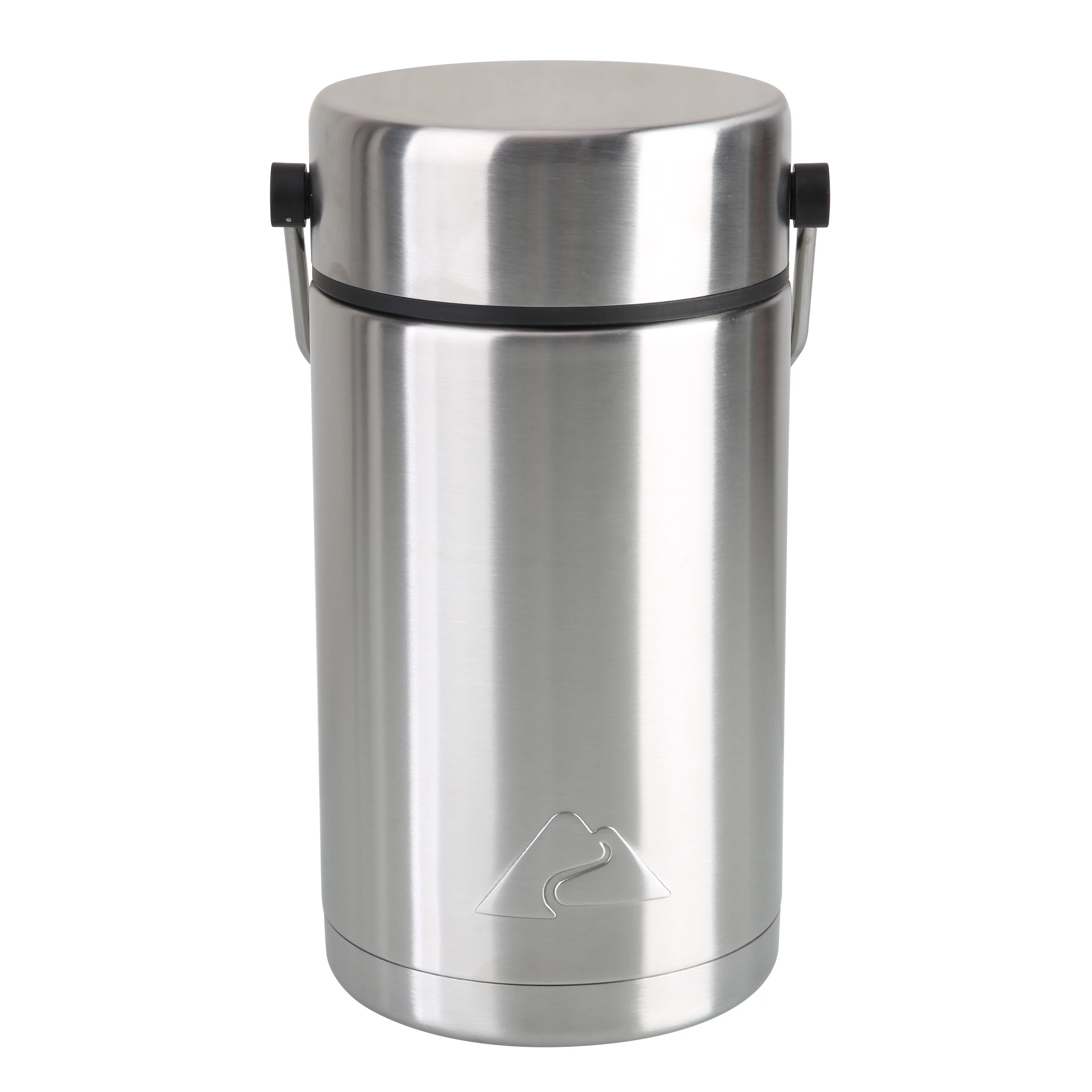 Ozark Trail 47oz Vacuum-sealed Stainless Steel Food Jar With 2 Pla