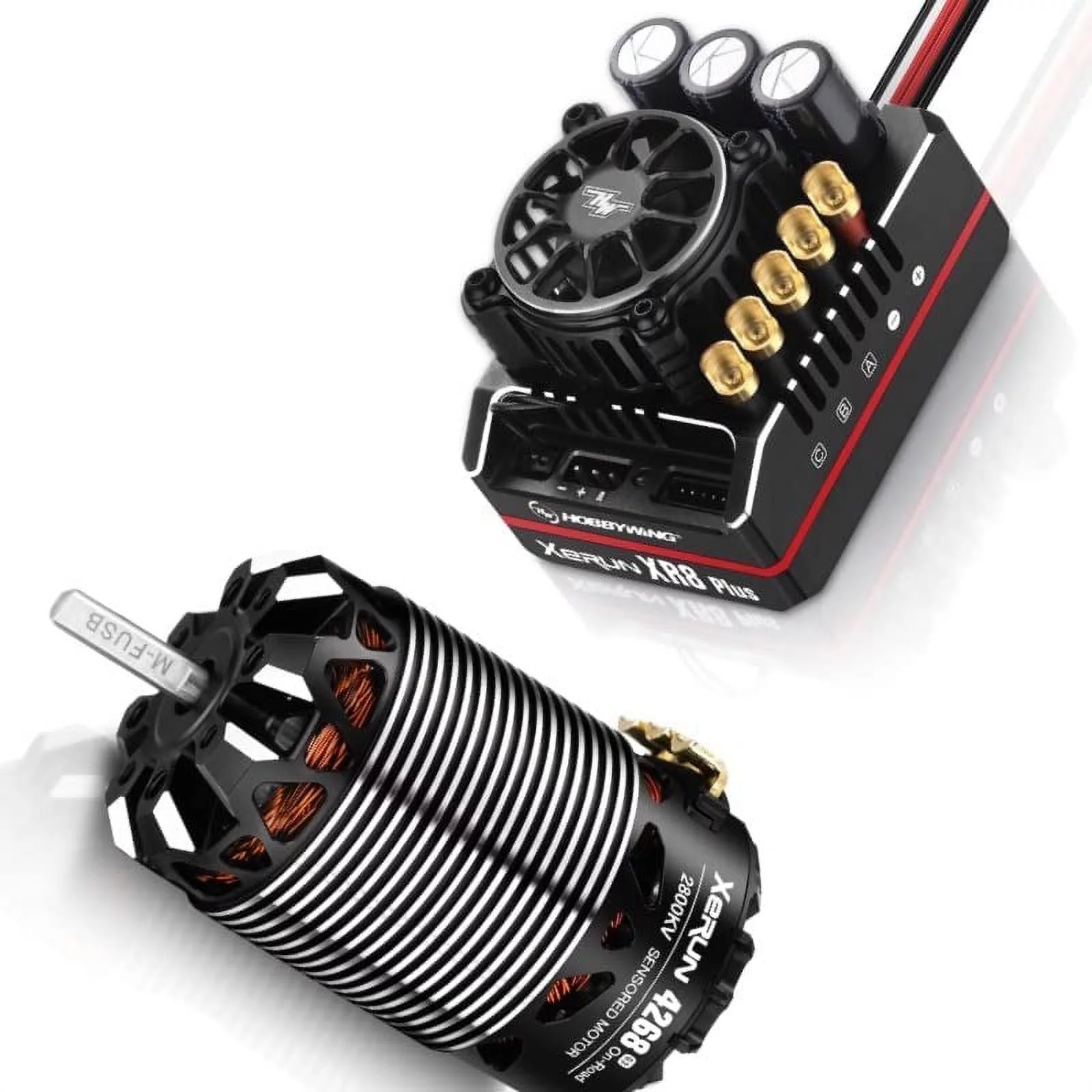 Hobbywing HWI38020503 2800KV XR8 Plus G2S Electronic Speed Controller & 4268 G3 Motor