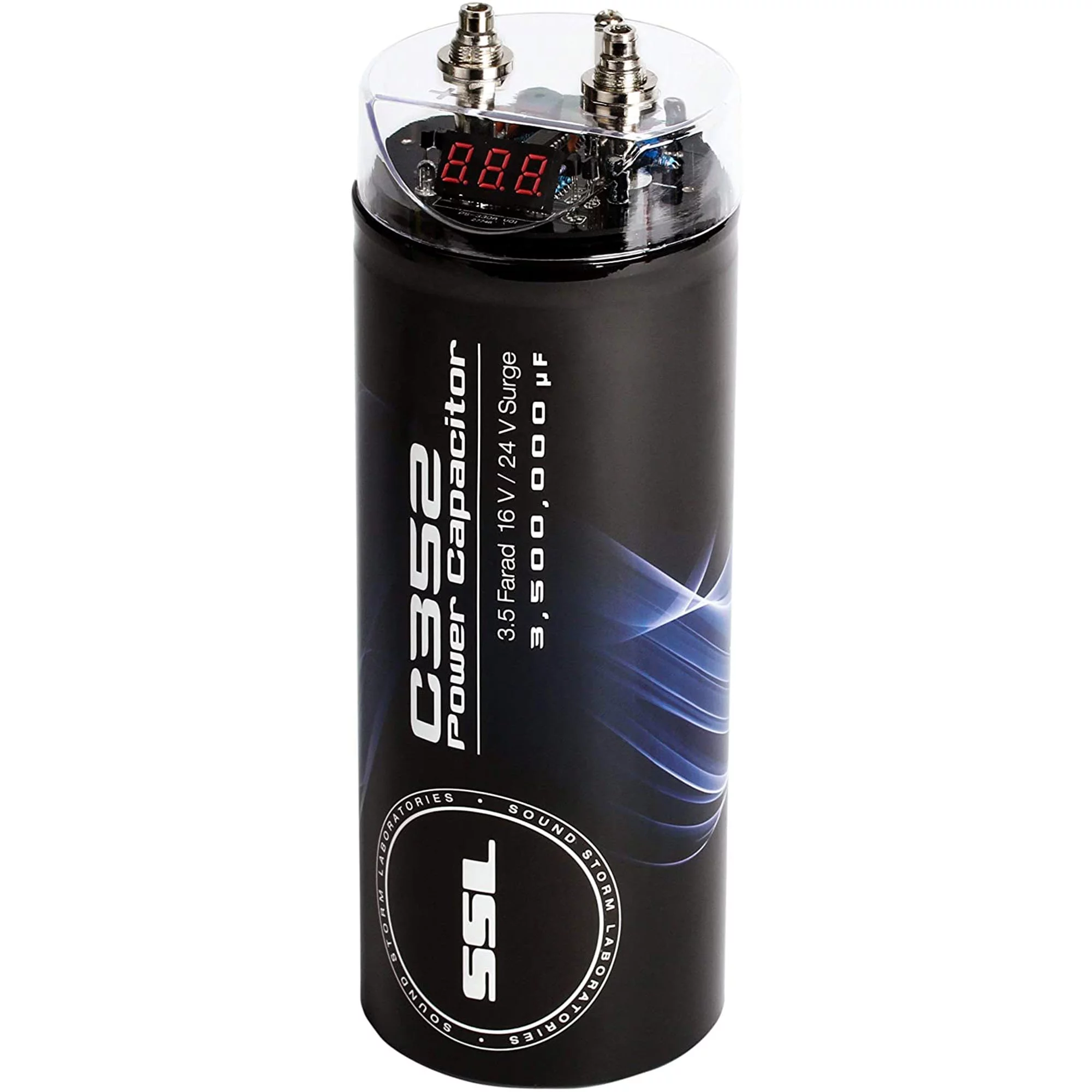 Sound Storm Laboratories C352 3.5 Farad Car Capacitor Energy Storage For Bass