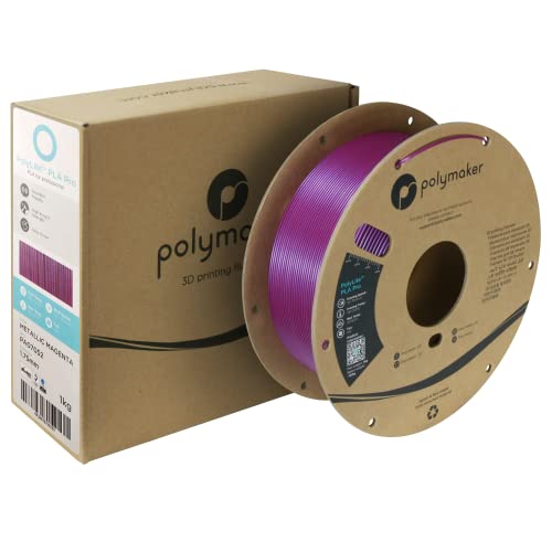 Polymaker PLA PRO Filament 1.75mm 1kg, Tough & High Rigidity White 3D Printing Filament, PolyLite PLA PRO 3D Printer Filament 1.75mm, Print with Most 3D Printers