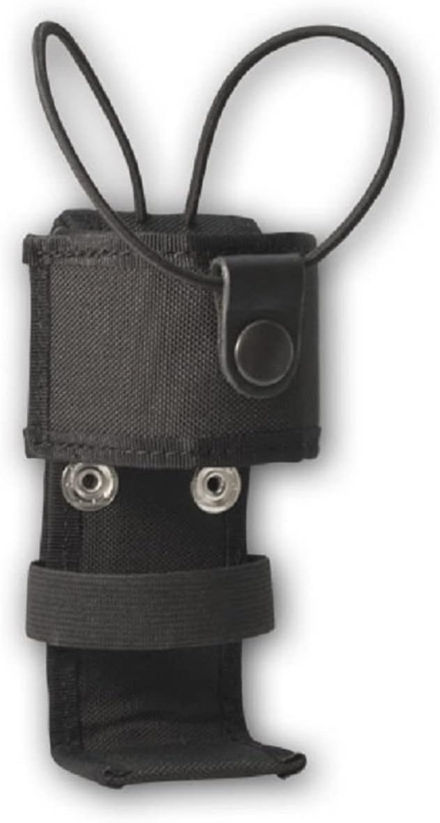 L-Style Radio Holster Universal Case Nylon Adjustable Radio Holder with Shelf and Elastic Strap