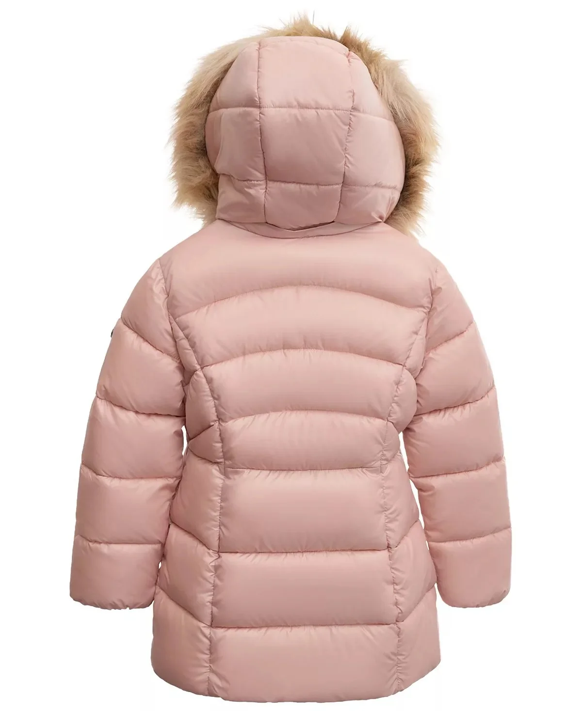 Michael Kors BLUSH Toddler & Little Girls Heavy Weight Stadium Coat, 4T