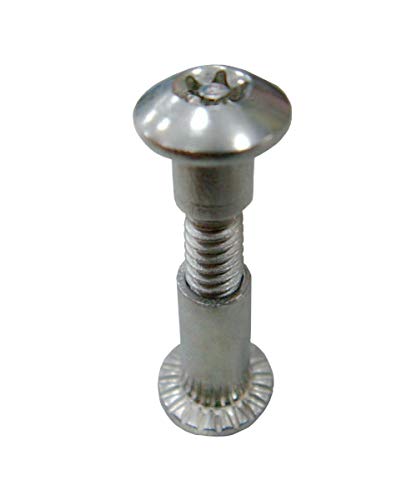 Chicago Screws Barrel Bolt Binding Post 10 Pack Truss Washer Head Stud Screw Sex Screws Sex Bolts Screw Bolts Binder Repair Nut Button Furniture and Craft Super-Deals-Shop