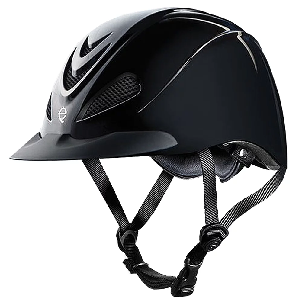 22TX Sml Troxel Liberty Black Low Profile Schooling All Purpose Riding Helmet