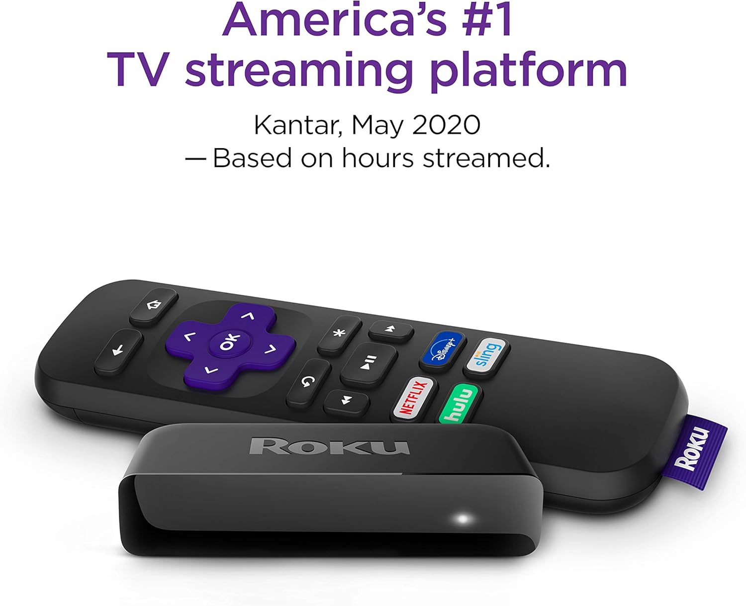 Roku Premiere | HD/4K/HDR Streaming Media Player, Simple Remote and Premium HDMI Cable, Black