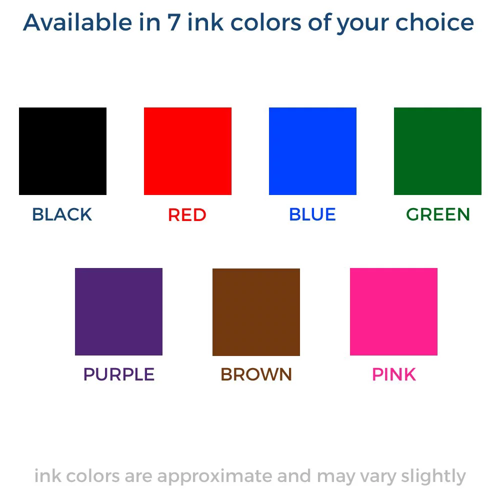 Large Pre-Inked States Exhibit Stamp with Purple Ink