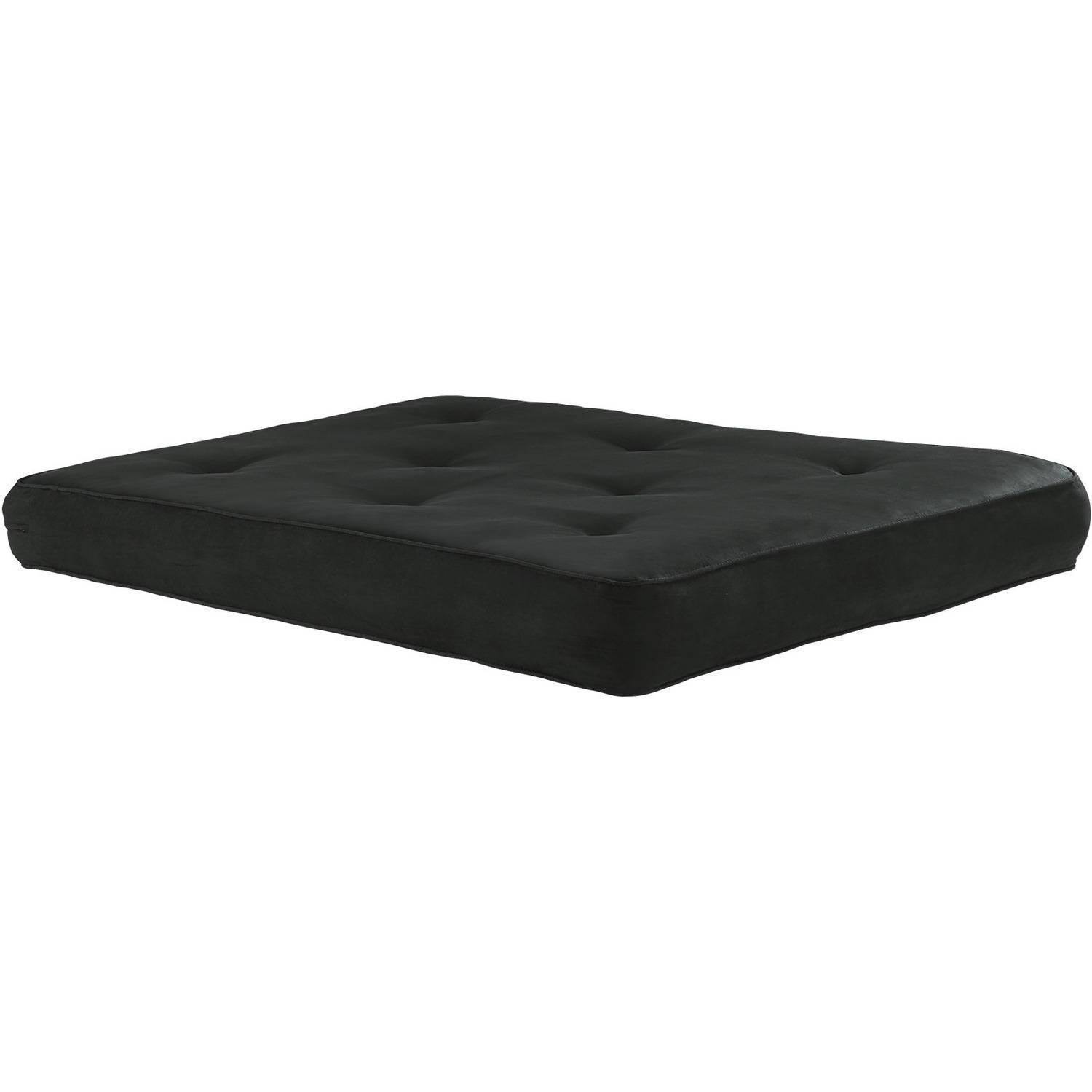 DHP 8-Inch Independently Encased Coil Futon Mattress Full Size Black
