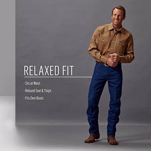 Wrangler Mens Cowboy Cut Relaxed Fit Jeans