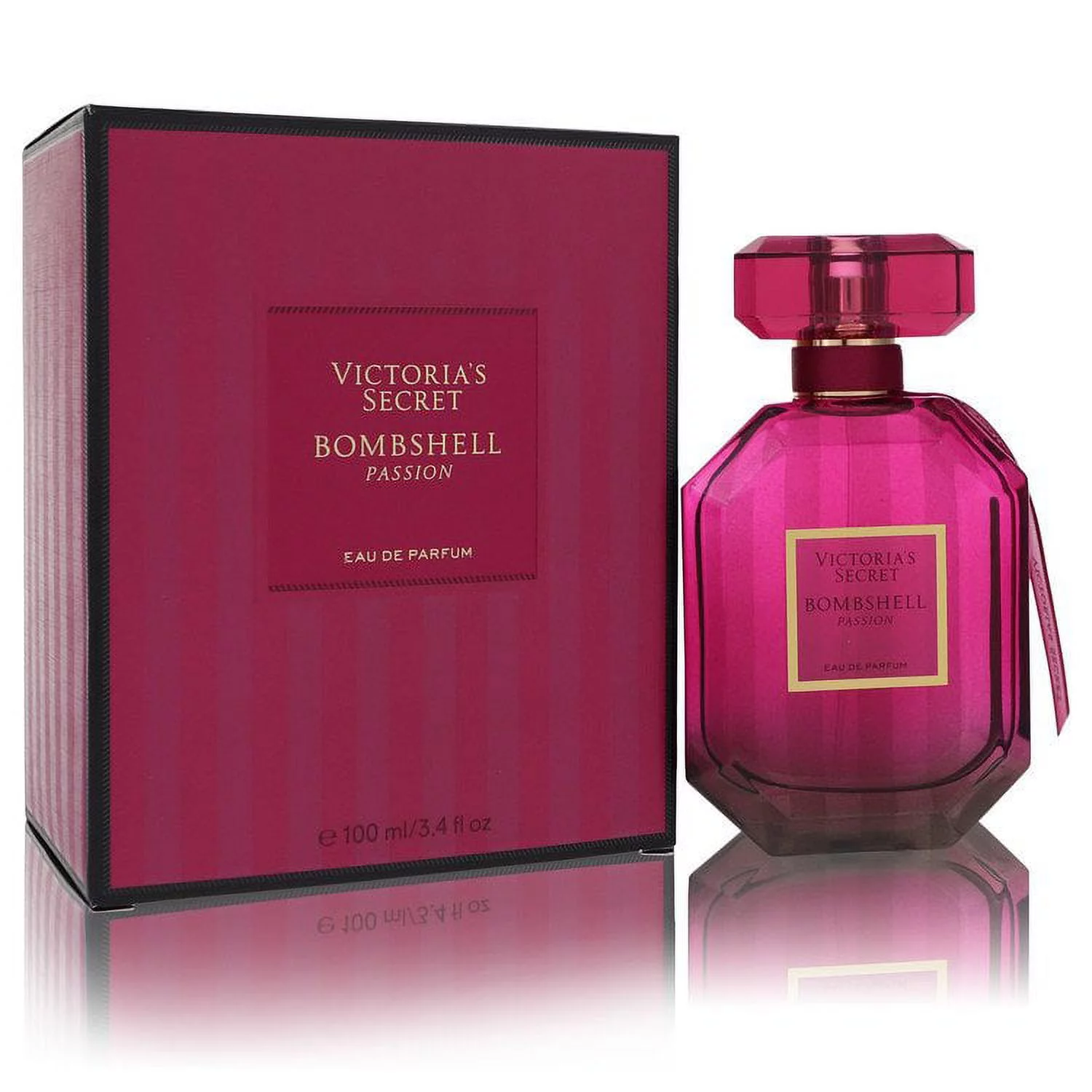 ( 2 Pack ) of Bombshell Passion by Victoria's Secret Eau De Parfum Spray 3.4 oz For Women