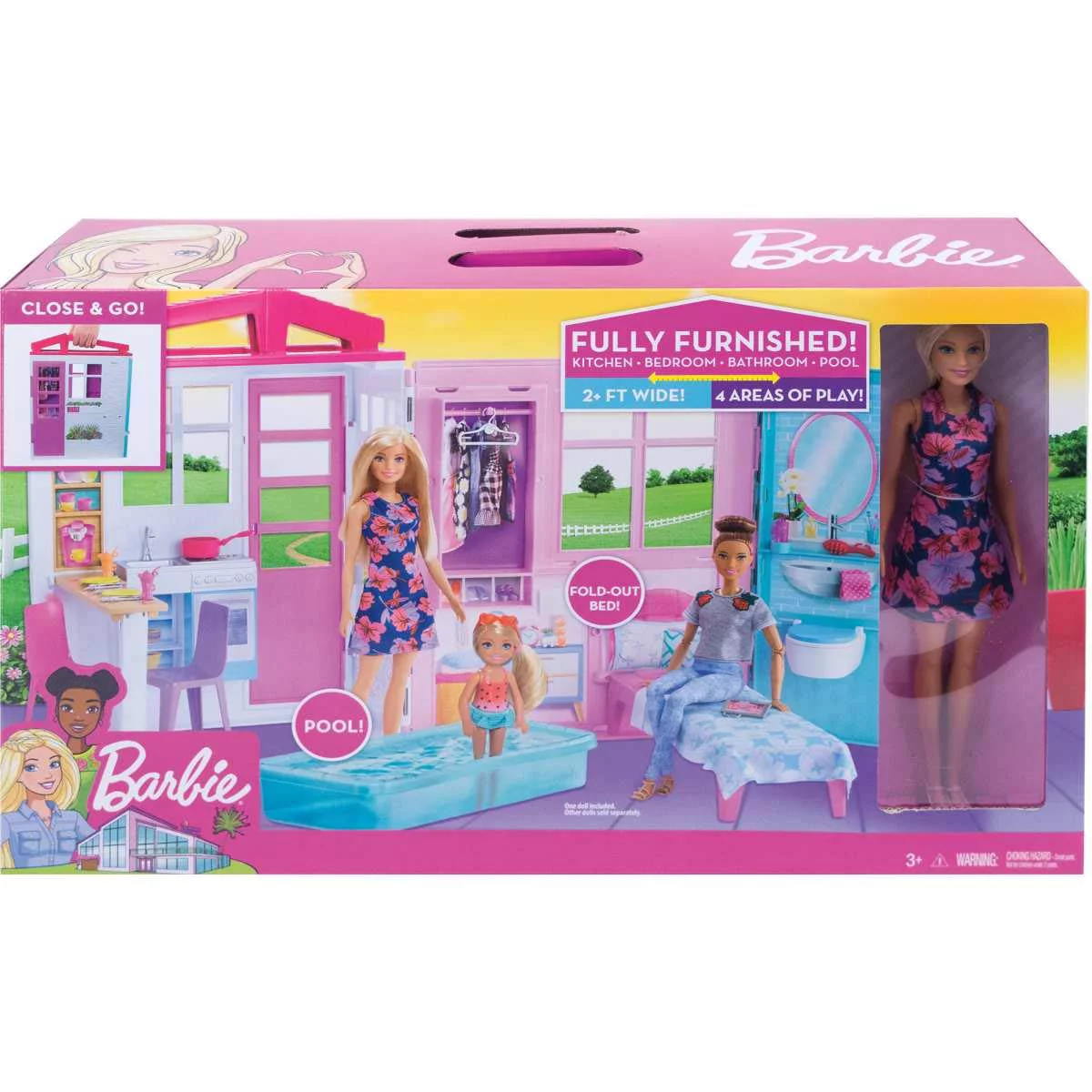 Barbie House and Doll