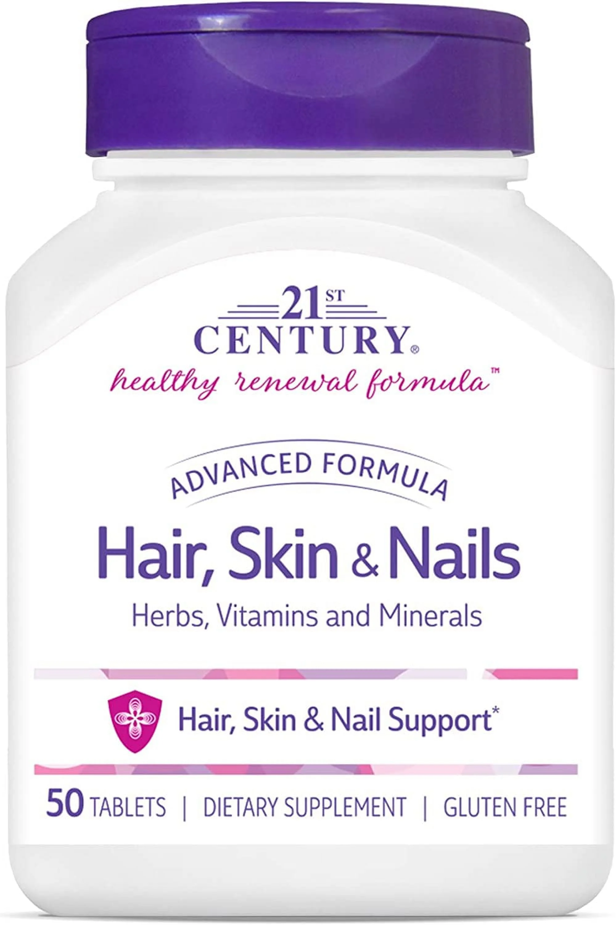 21St Century Vitamins Hair, Skin And Nails Formula Capsules - 50 Ea, 3 Pack