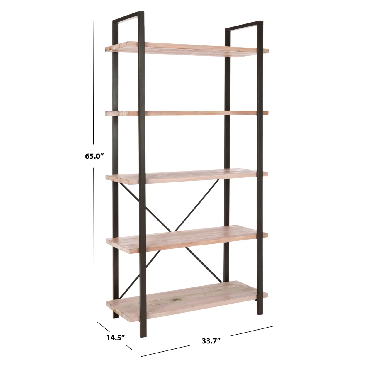 SAFAVIEH Chantel 5-Tier Etagere Red Maple