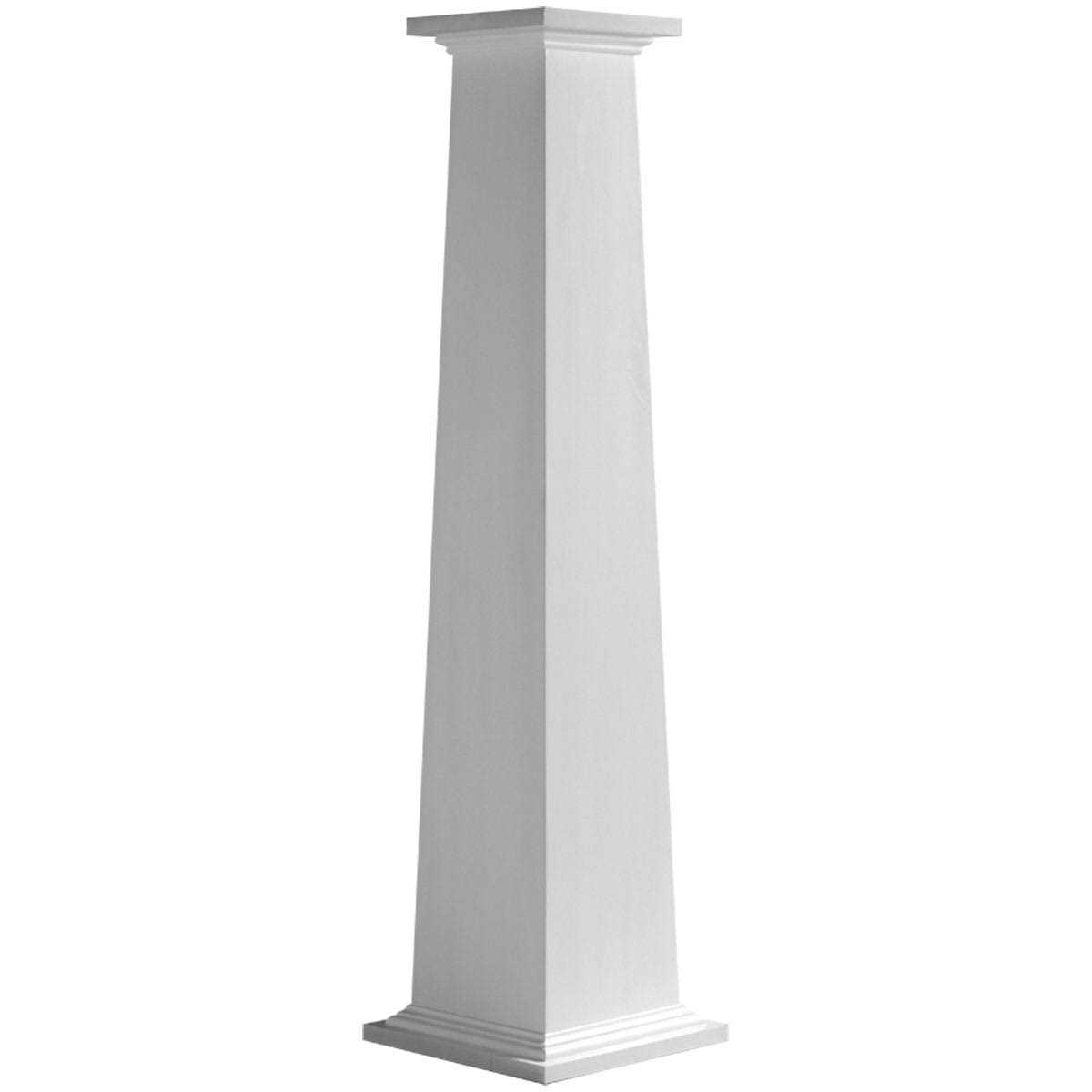Ekena Millwork Bottom Width Top Width x Craftsman Classic Square Tapered Smooth Column w