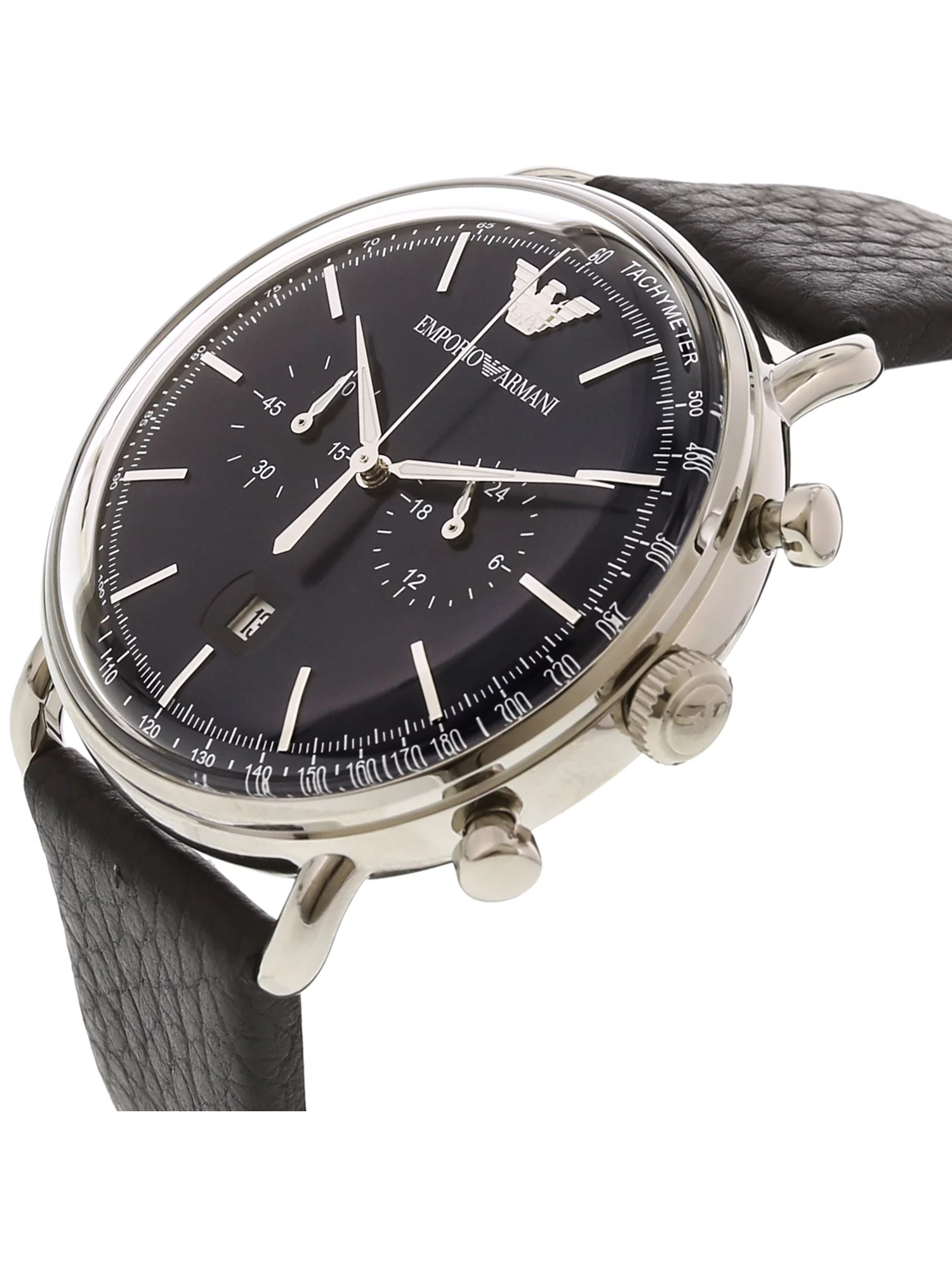 Armani Men's Black Dial Watch - AR1828