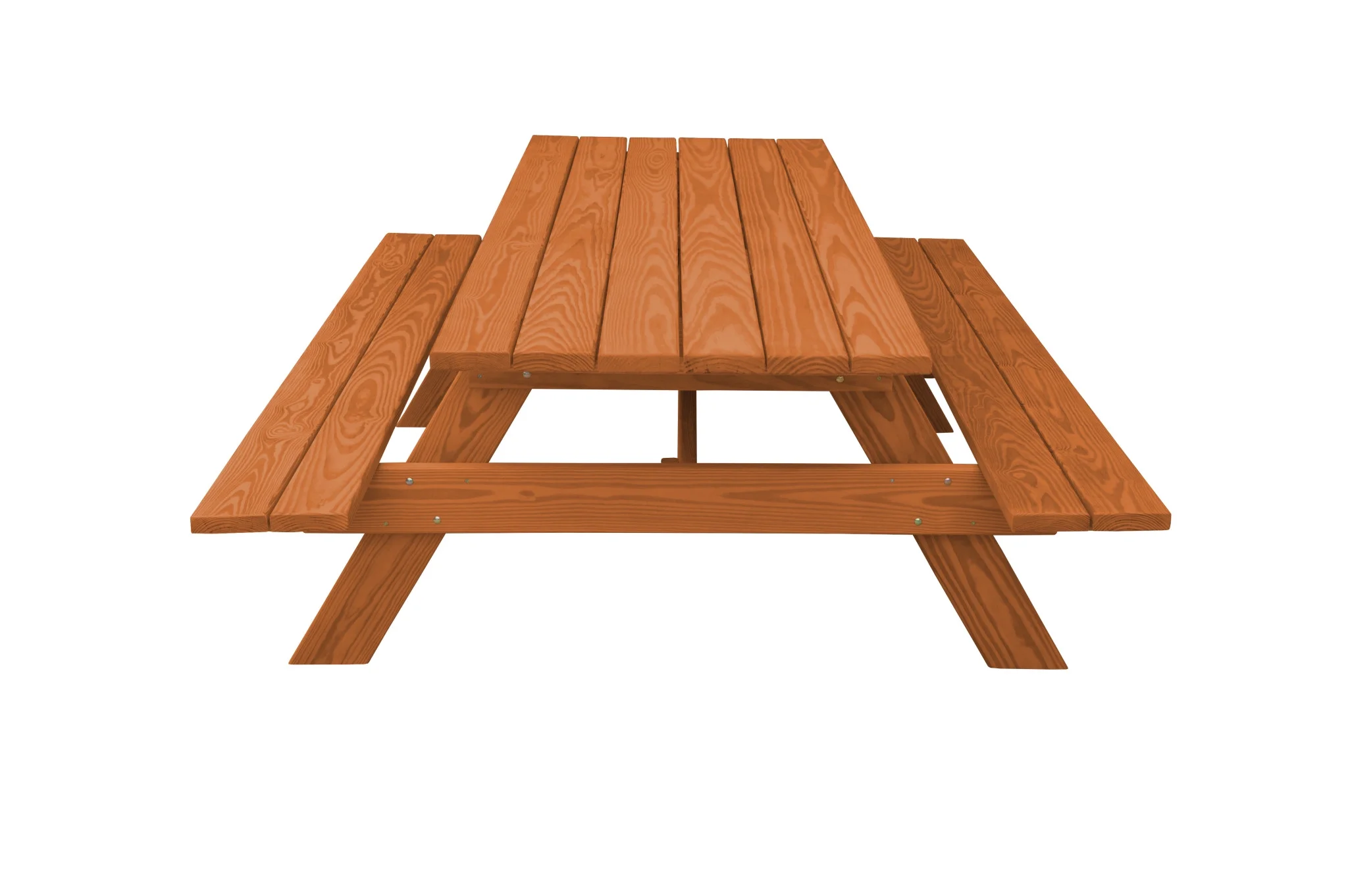 HomeRoots 524995 Cedar Chest Solid Wood Outdoor Picnic Table