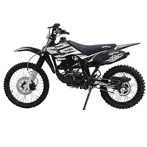 X-PRO Hawk 150cc 5-Speed Manual Transmission Dirt Bike with Kick Start! Big 19