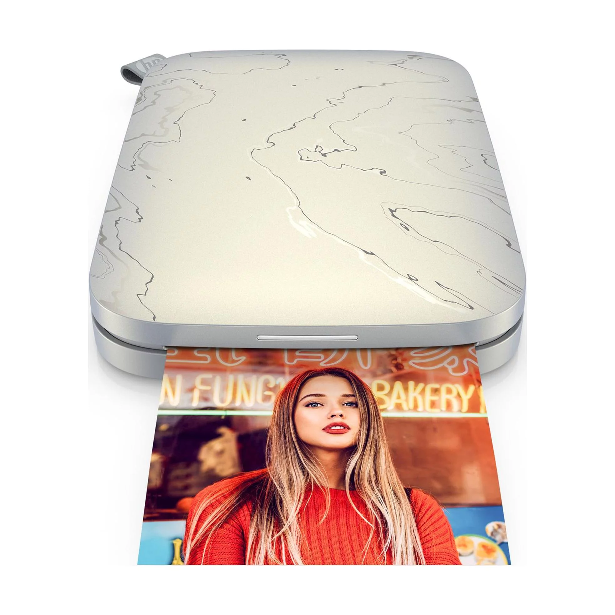 HP Sprocket Select Portable Instant Photo Printer for Android and iOS devices (Eclipse) Prints on 2.3x3.4” Sticky-Backed Zink Photo Paper.