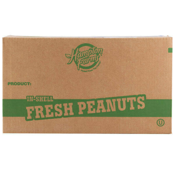 Hampton Farms 25 lb. Roasted Unsalted In-Shell Peanuts