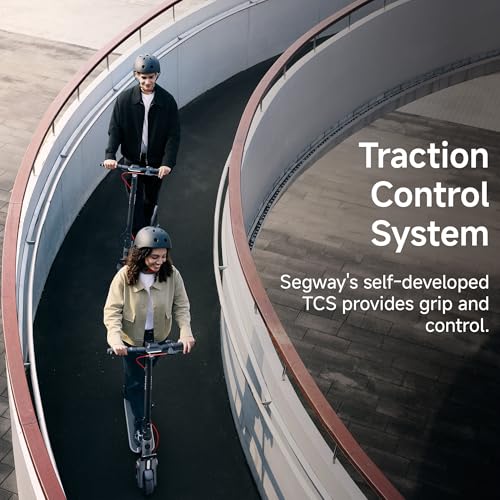 Segway Ninebot F3 Electric Scooter, Up to 20 MPH, 44-Mile Range, Self-Sealing Tubeless Tires, Front Hydraulic & Rear Elastomer Suspension, UL2271 2272 Certified