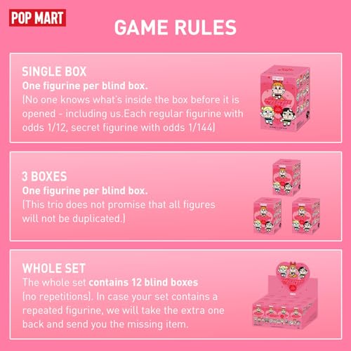 POP MART CRYBABY x Powerpuff Girls Series Figures, 12PCs CRYBABY Blind Box Figures, Random Design Action Figures Collectible Toys Home Decorations, Holiday Birthday Gifts for Girls and Boys, Whole Set