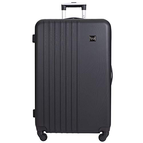 Travelers Club Cosmo Hardside Spinner Luggage, Navy Blue, Carry-On 20-Inch