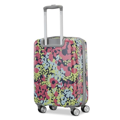 American Tourister Moonlight Hardside Expandable Luggage with Spinner Wheels, Blue Terazzo, 2-Piece Set (20/28)