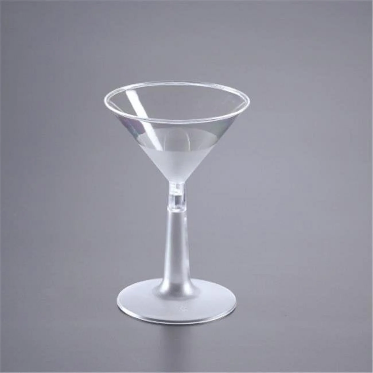 2 Pc. 6Oz. Clear Plastic Martini Glass - Pack of 144