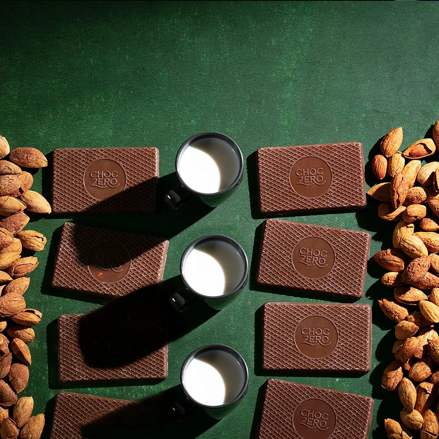 ChocZero, Keto Bark, Milk Chocolate, Almond, 6 Bars, 1 oz Each Pack of 2