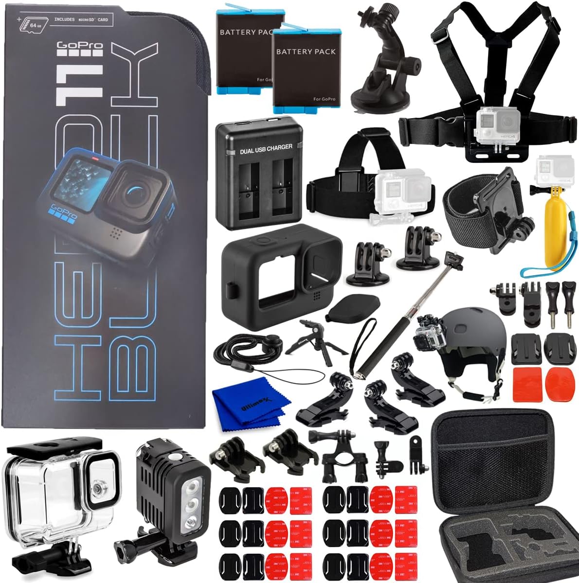 GoPro HERO11 (Hero 11) Black - Waterproof Action Camera with 5.3K Ultra HD Video, 27MP Photos, 1/1.9