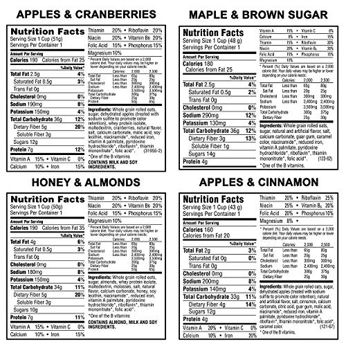 Quaker Instant Oatmeal Express Cups Protein Maple Brown Sugar