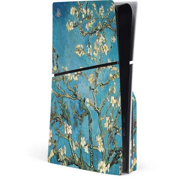 Skinit Decal Gaming Skin Compatible with PS5 Slim Disk Console - Officially Licensed Green Wheat Fields by Vincent Van Gogh Design