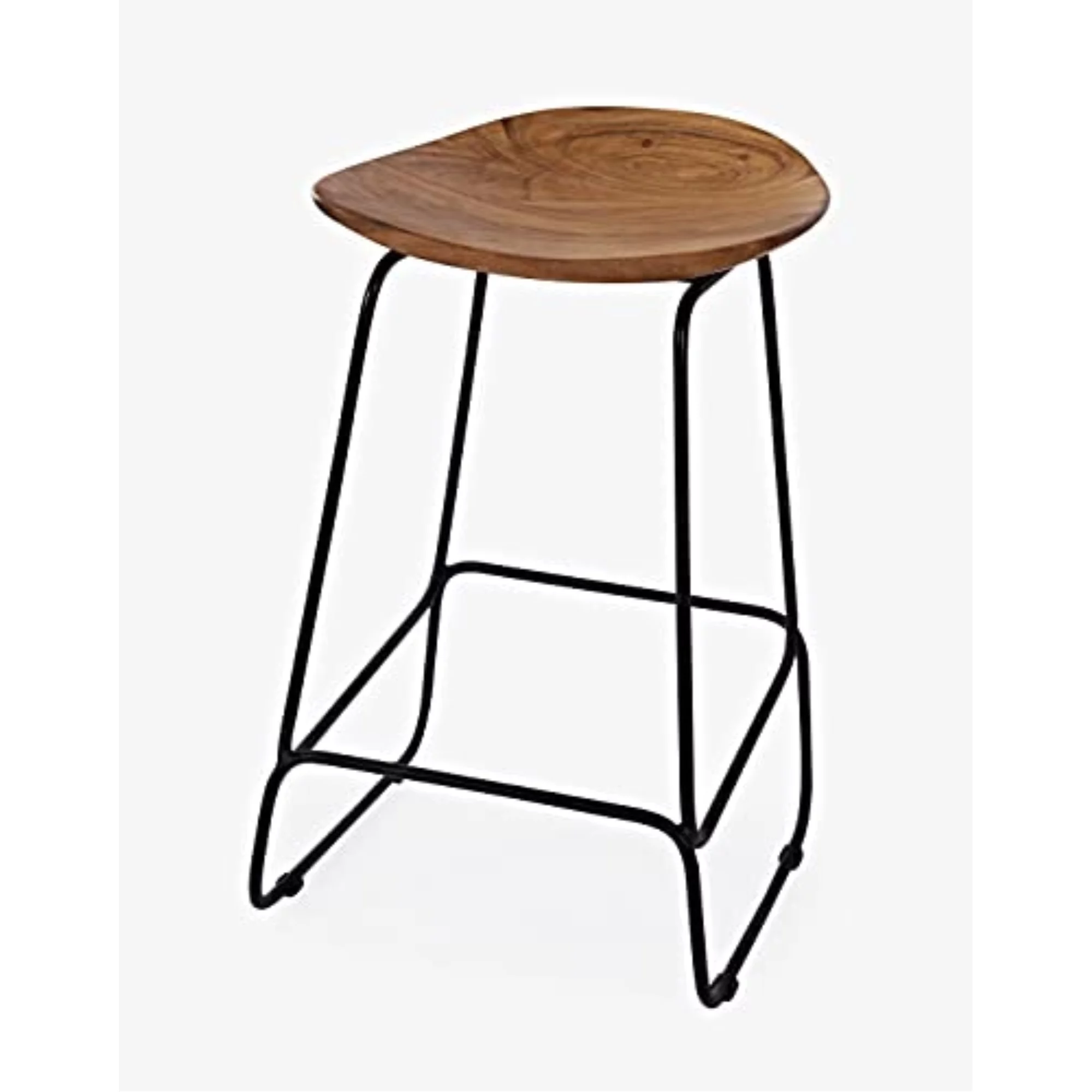 Jofran Nature's Edge Modern Solid Wood Counter Height Backless Stool (Set of 3)