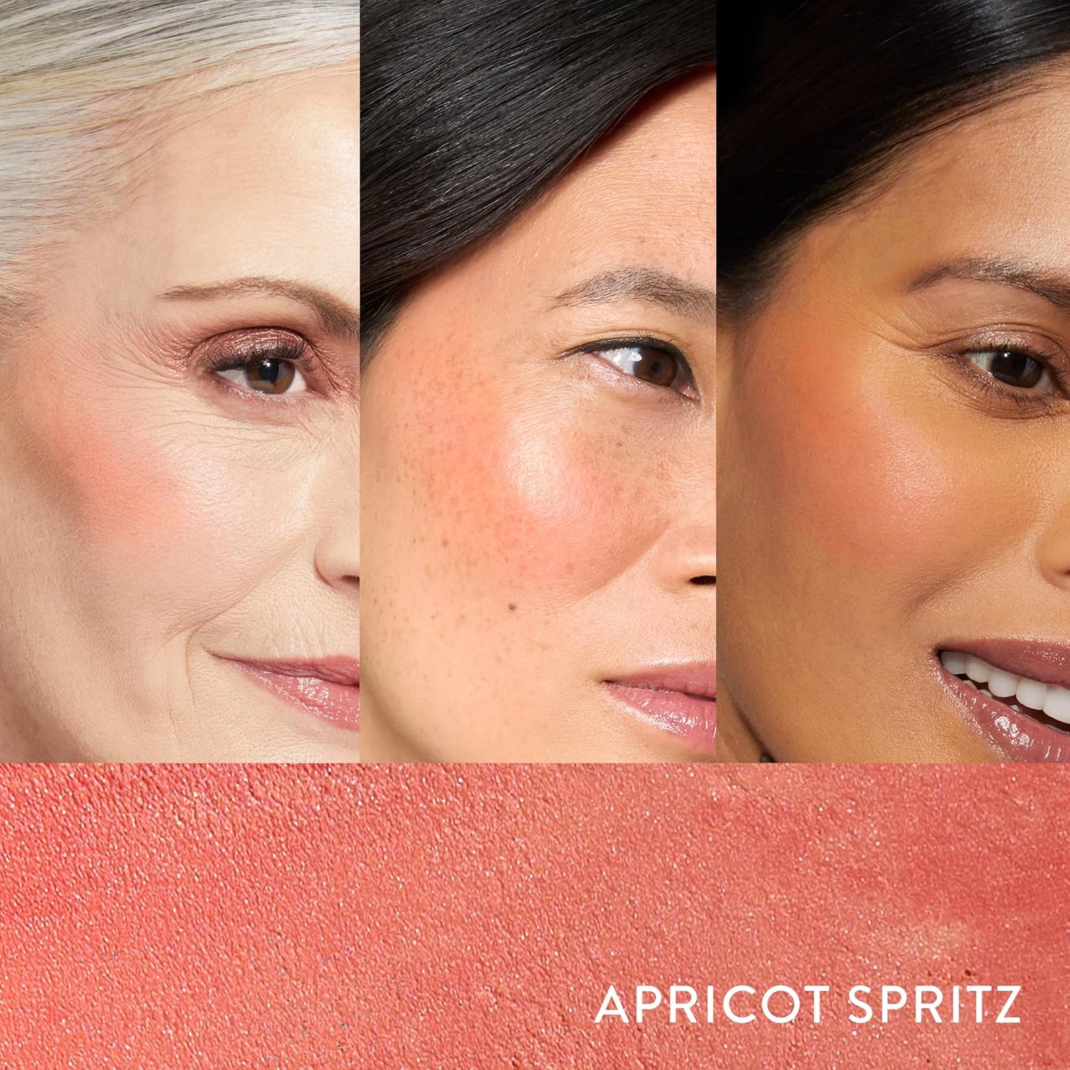 LAURA GELLER NEW YORK Italian Marble Blush Makeup Stick | Cream Finish Marbleized Blush for Cheeks, Apricot Spritz