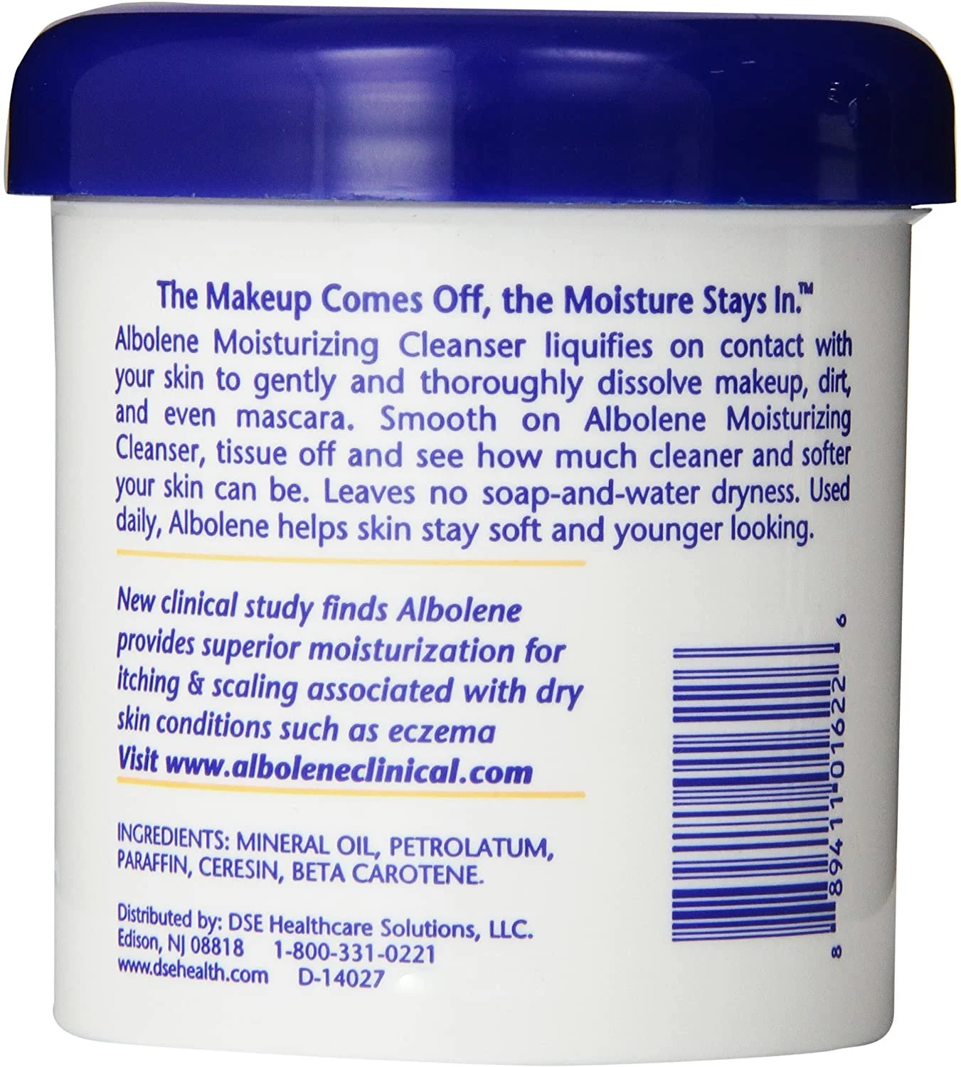 4 Pack - Albolene Moisturizing Cleanser 12oz Each