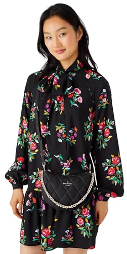 Kate Spade New York Women's Carey Smooth Leather Quilted Zip Top Crossbody Bag