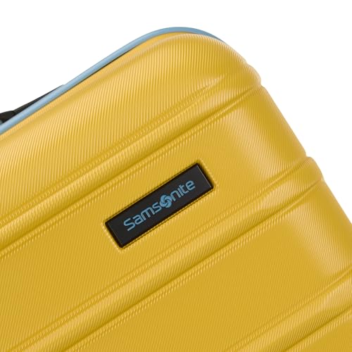 Samsonite Omni 2 Hardside Expandable Luggage with Spinner Wheels, 2-Piece Set (19/24), Lagoon Blue