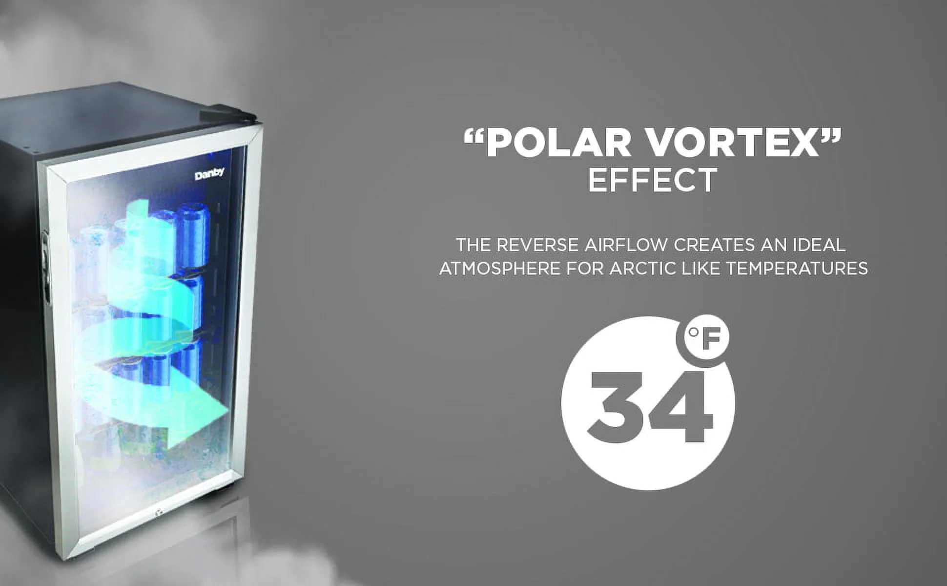 Danby DBC117A1BSSDB-6 3.1 cu. ft. Free-Standing Beverage Center in Stainless Steel